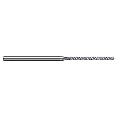 Harvey Tool 1.587 mm Drill dia. x 26.5mm Carbide HP Drill for Aluminum Alloys, 3 Flutes, TiB2 Coated FAE0625-C8